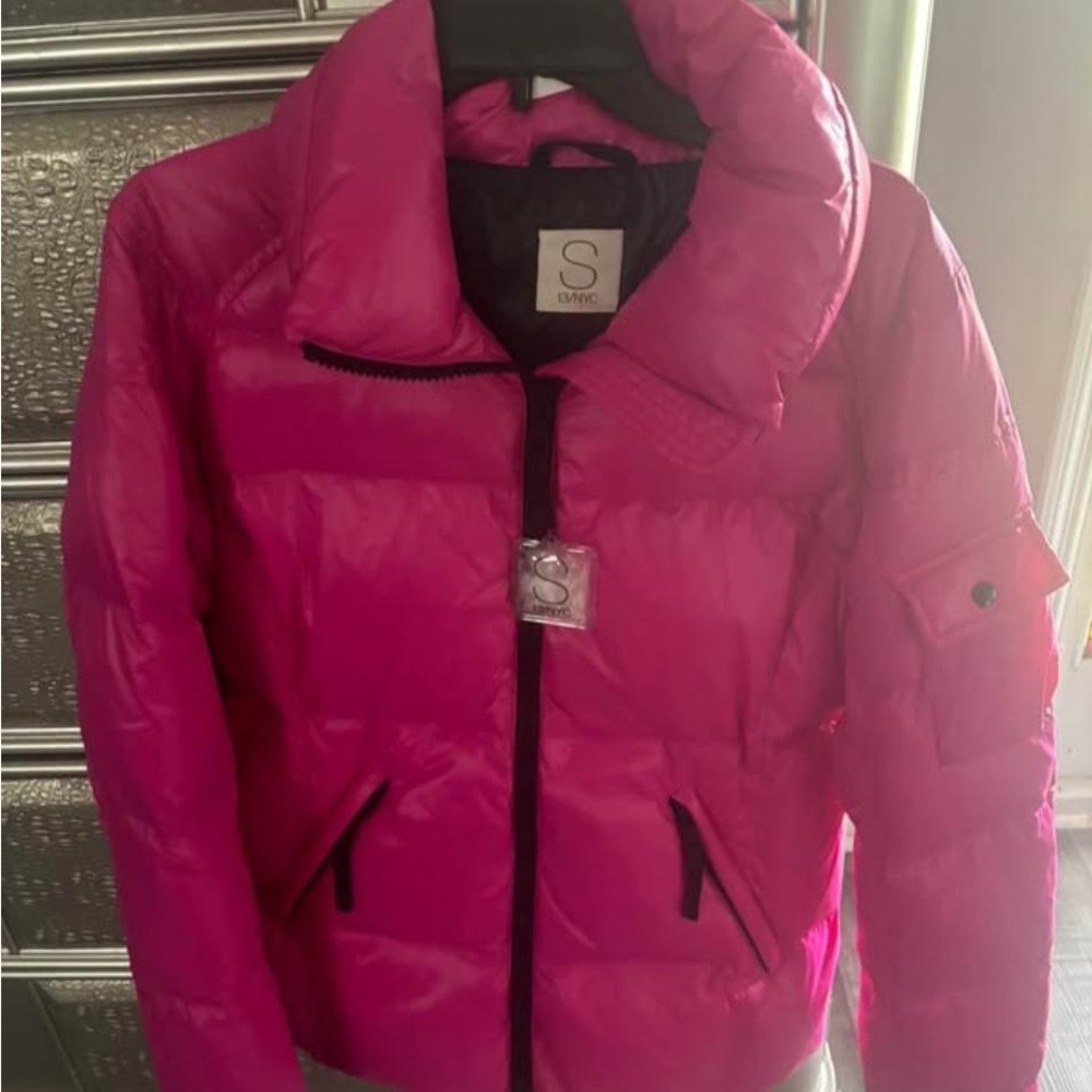 Vibrant Pink Puffer Jacket